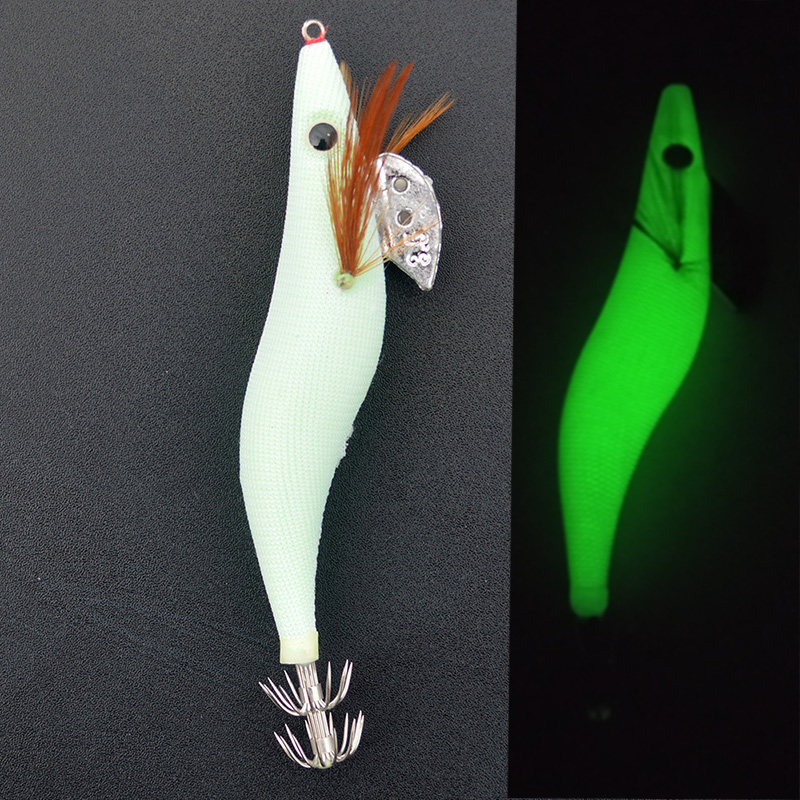 Fishing Hook Size - 1 шт. светящиеся приманки для кальмара,