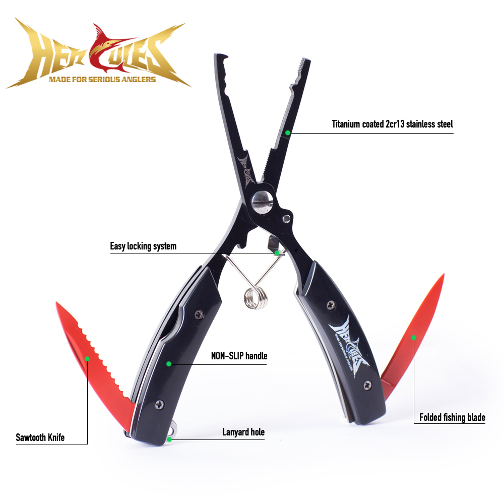 Fishing Hook Remover - Рыболовные плоскогубцы HERCULES с чехлом и