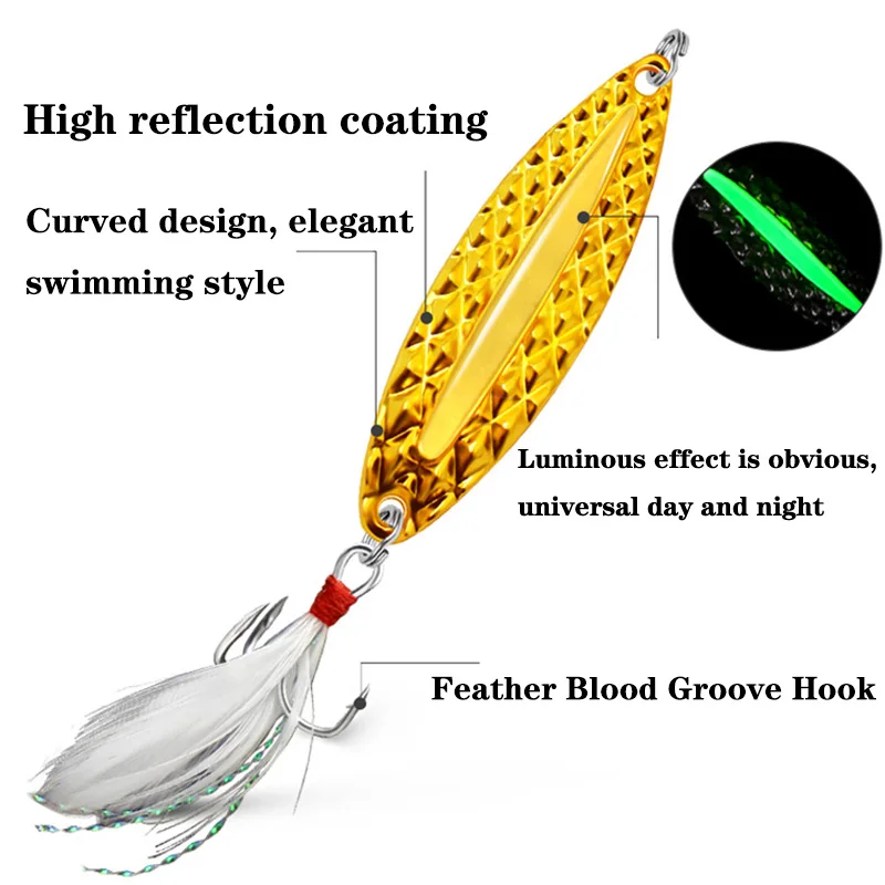 1 шт., металлическая светящаяс – обзор и цена Fishing Hook Treble