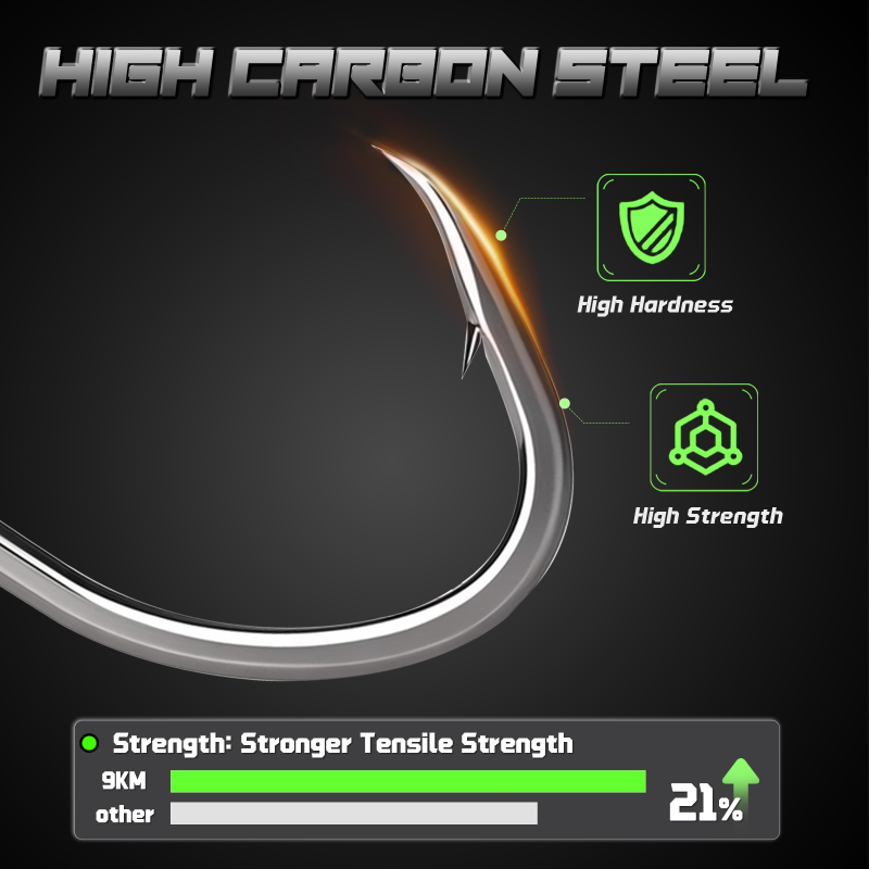 Рыболовные крючки 9 км, 25 шт. – обзор и цена Fishing Hook Offset