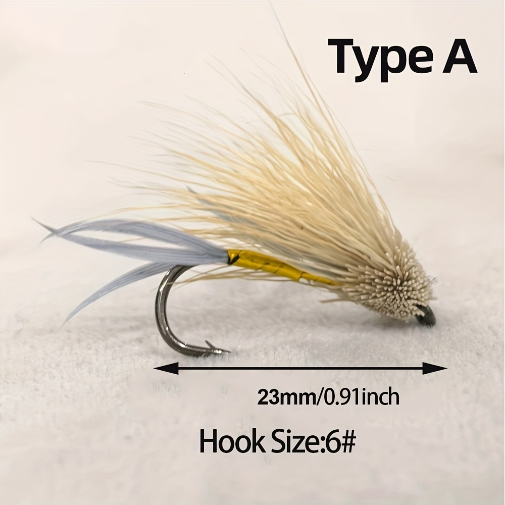 Набор из 5/6 шт. плавающих сух – обзор и цена Fishing Hook Size