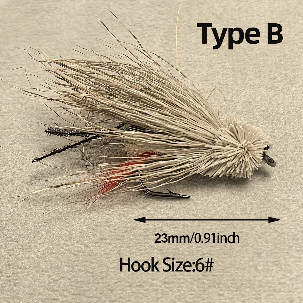 Набор из 5/6 шт. плавающих сух – обзор и цена Fishing Hook Size